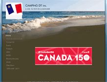 Tablet Screenshot of campingdt.com